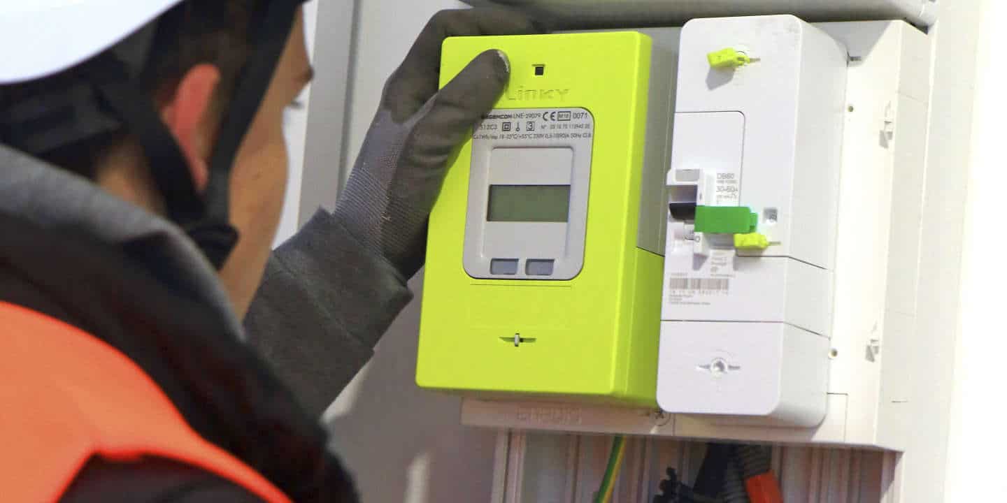 Teklemon Compteur Électrique Monophasé, Compteur d'Alimentation Numérique  avec Écran LCD, 5(80) A 230V 50Hz Compteur d'Énergie Électrique Numérique